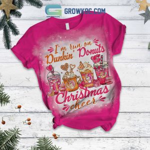 I’m Run On Dunkin Donuts Christmas Cheer Pajamas Set