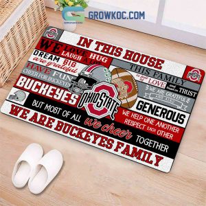 In This House We Are Buckeyes Family Doormat