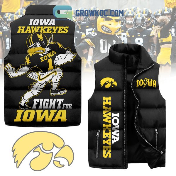 Iowa Hawkeyes Fight For Iowa Sleeveless Puffer Jacket