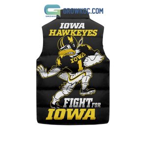 Iowa Hawkeyes Fight For Iowa Sleeveless Puffer Jacket