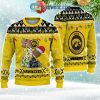Indiana Hoosiers NCAA Ho Ho Ho Snow Christmas Personalized Ugly Sweater