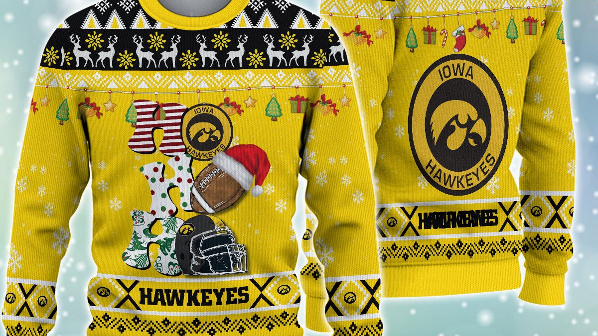 Iowa hawkeye ugly christmas on sale sweater