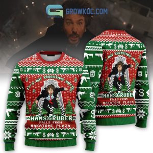 It’s Not Christmas Until Hans Gruber Falls From Nakatomi Plaza Christmas Ugly Sweater