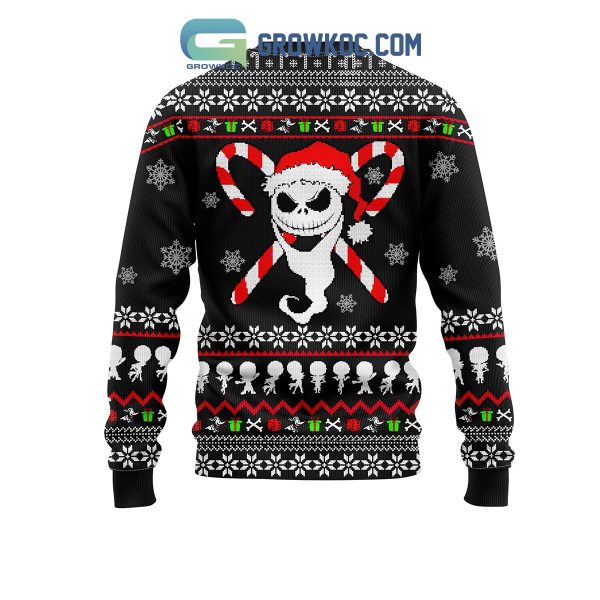 Jack Skellington On The Naughty List And I Regret Nothing Christmas Ugly Sweater