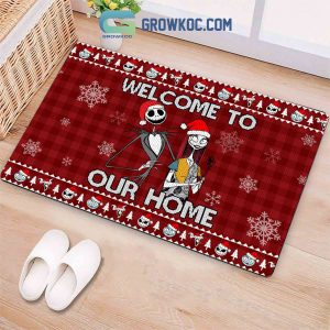 Jack Skellington Welcome To Our Home Christmas Holidays Doormat