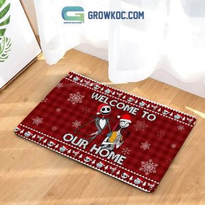 Jack Skellington Welcome To Our Home Christmas Holidays Doormat