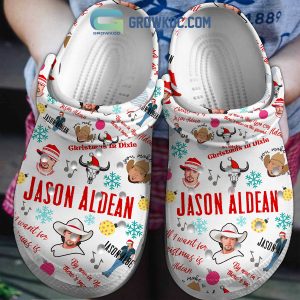 Jason Aldean Christmas In Dixie Clogs Crocs