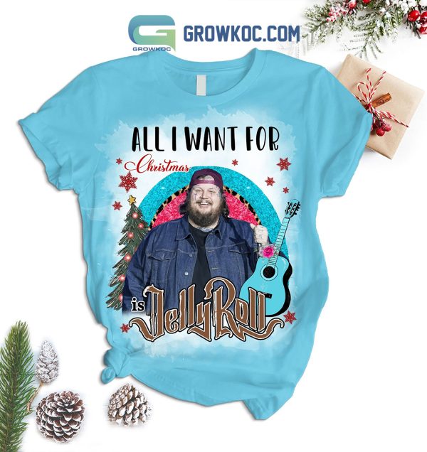 All I Want For Christmas Is Jelly Roll Who The Hell Am I To Expect A Savior Fleece Pajama Sets