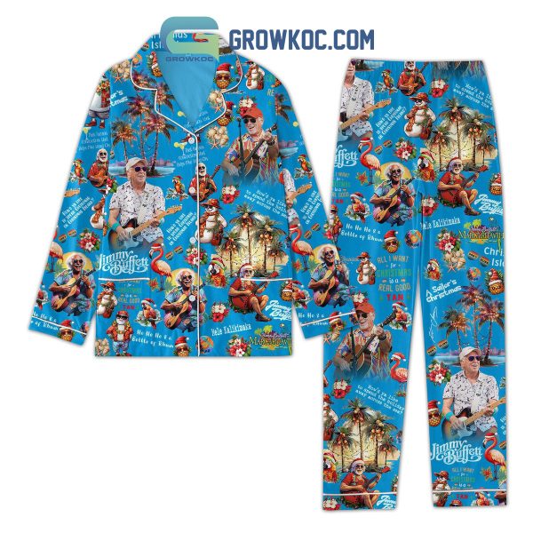 Jimmy Buffett A Sailor’s Christmas Pajamas Set