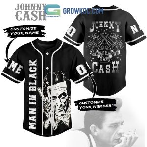 Johnny Cash I Walk The Line Baseball Jacket