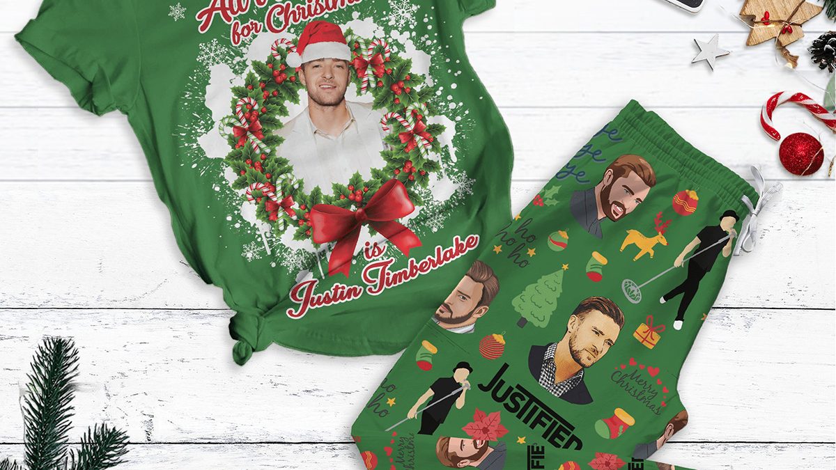 Justin timberlake clearance christmas sweatshirt