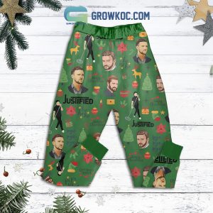 Justified All I Want For Christmas Is Justin Timberlake Fleece Pajamas Set