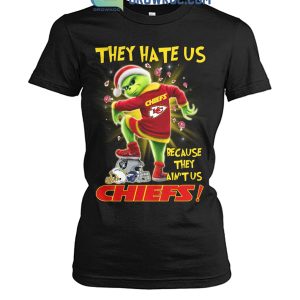 Kansas City Chiefs Grinch They Hate Us Because They Ain’t Us Chiefs Hoodie T Shirts
