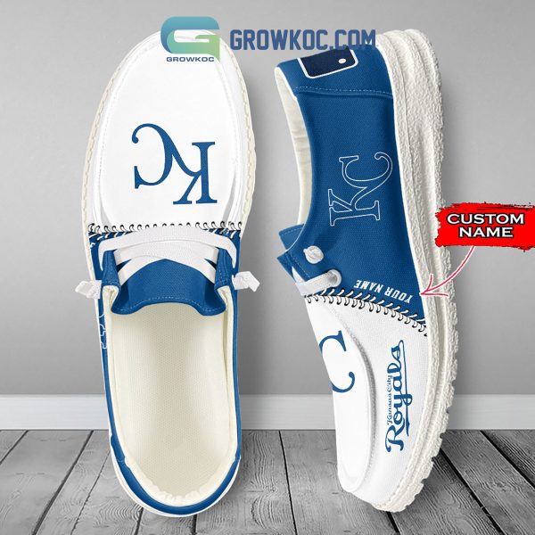 Kansas City Royals MLB Personalized Hey Dude Shoes