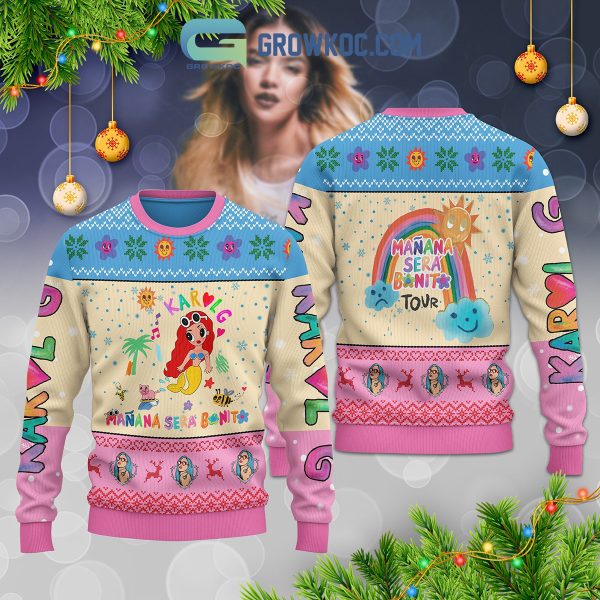 Karol G Manana Sera Bonito Tour Holidays Colombian Latino Christmas Ugly Sweater