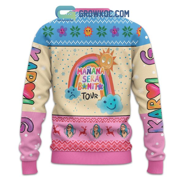 Karol G Manana Sera Bonito Tour Holidays Colombian Latino Christmas Ugly Sweater