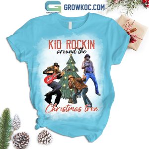 Kid Rock in Around The Christmas Tree Pajamas Set