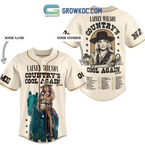 Lainey Wilson Country’s Cool Again Tour Personalized Baseball Jersey