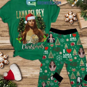 Lana Rel Rey Happy Holiday Merry Christmas Pajamas Set