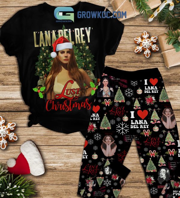 Lana Rel Rey Just For Christmas Pajamas Set