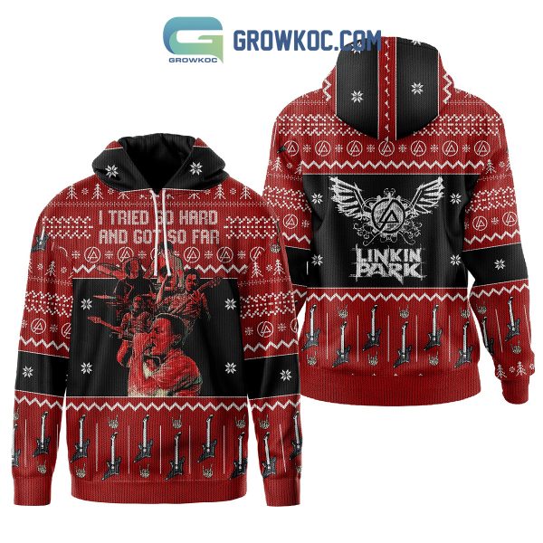 Linkin Park I Tried So Hard And Got So Far LP Christmas Hoodie Sweater