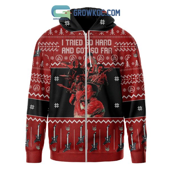 Linkin Park I Tried So Hard And Got So Far LP Christmas Hoodie Sweater