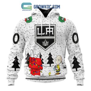 Los Angeles Kings NHL Mix Snoopy Peanuts Christmas Personalized Hoodie T Shirt