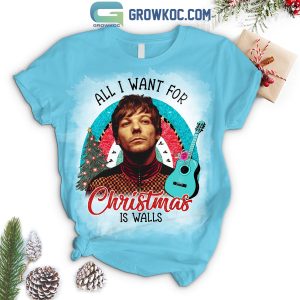 Louis Tomlinson Don’t Let It Break Your Heart All I Want For Christmas Is Walls Pajamas Set