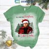 Luke Combs All I Want For Christmas Is Luke Combs Blue Design Maybe Something Last Forever After All Fleece Pajama Sets