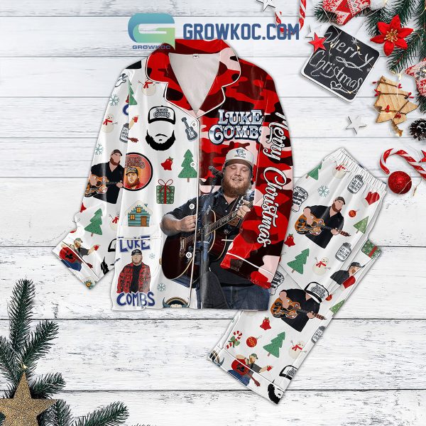 Luke Combs Merry Christmas Pajamas Set