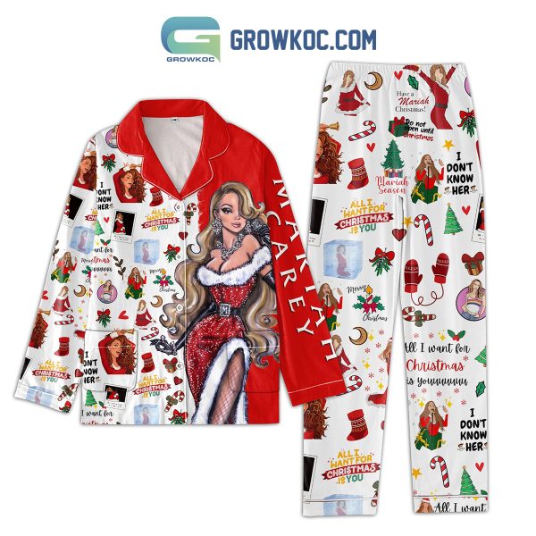 Mariah Carey All I Want For Christmas Is You Pajamas Set