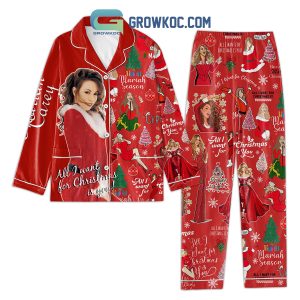 Mariah Carey All I Want For Christmas Is You Pajamas Set