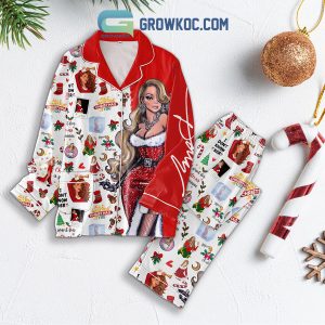 Mariah Carey All I Want For Christmas Is You Pajamas Set