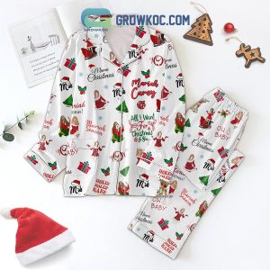 Mariah Carey Christmas Holiday Holly Jolly Babe Pajamas Set