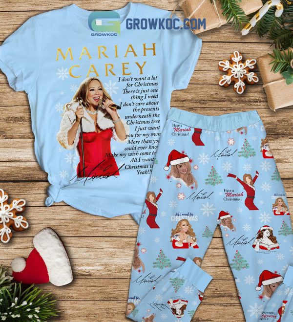 Mariah Carey Have A Mariah Christmas Fleece Pajamas Set