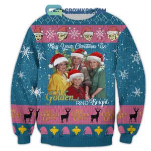 May Your Christmas Be Golden And Bright Ugly Sweater