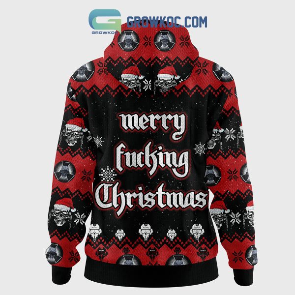 Megadeth Thrash Metal Merry Fcking Christmas Wool Hoodie Sweater Winter Holidays