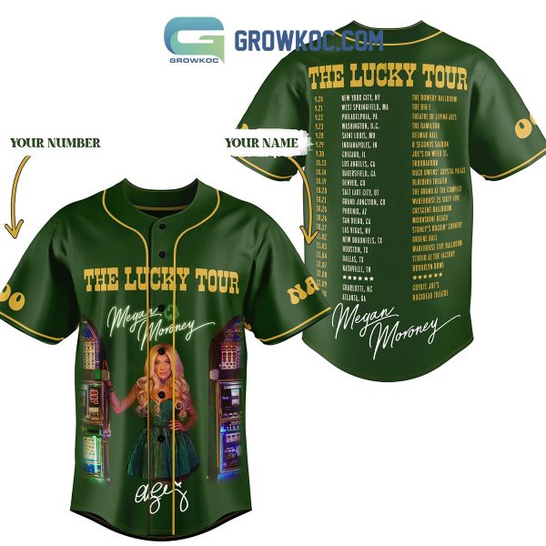 Megan Moroney The Lucky Tour Personalized Baseball Jersey