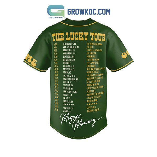 Megan Moroney The Lucky Tour Personalized Baseball Jersey