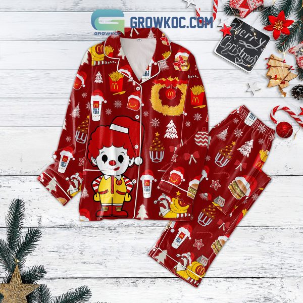 Merry Christmas McDonald’s Pajamas Set