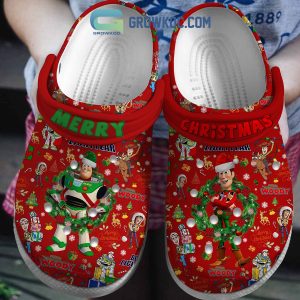 Woody Merry Christmas Buzz Lightyear Clogs Crocs