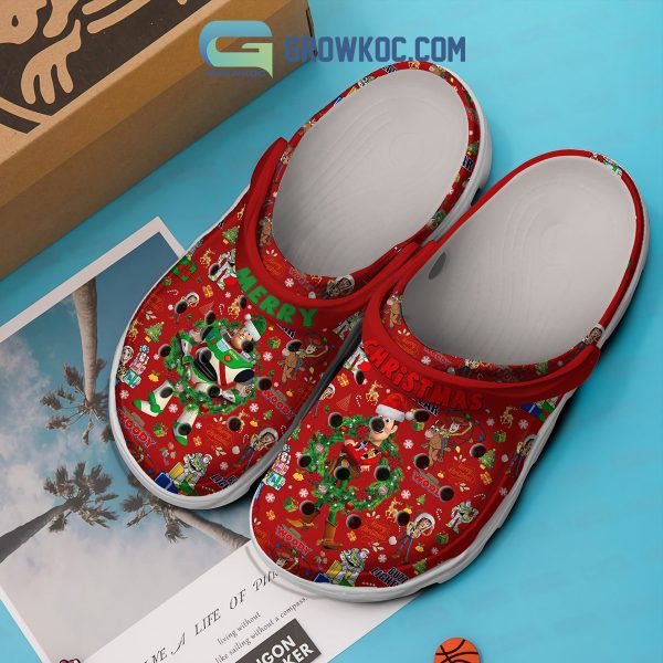 Merry Christmas Woody Cartoon Movies Clogs Crocs