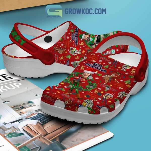 Merry Christmas Woody Cartoon Movies Clogs Crocs