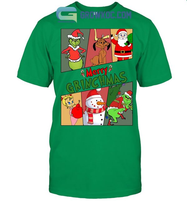 Merry Grinchmas Happy Holiday Hoodie Sweatshirt