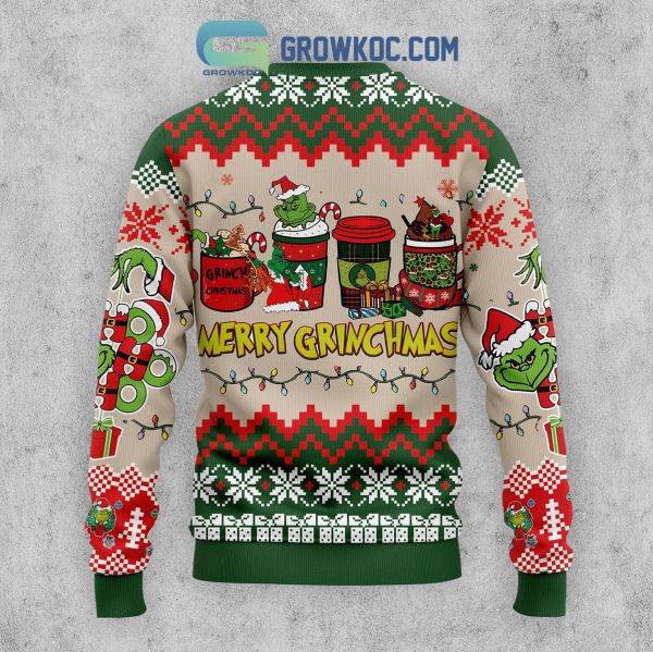 Merry Grinchmas Snow Christmas Ugly Sweater