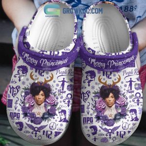 Merry Princemas Purple Rain Clogs Crocs