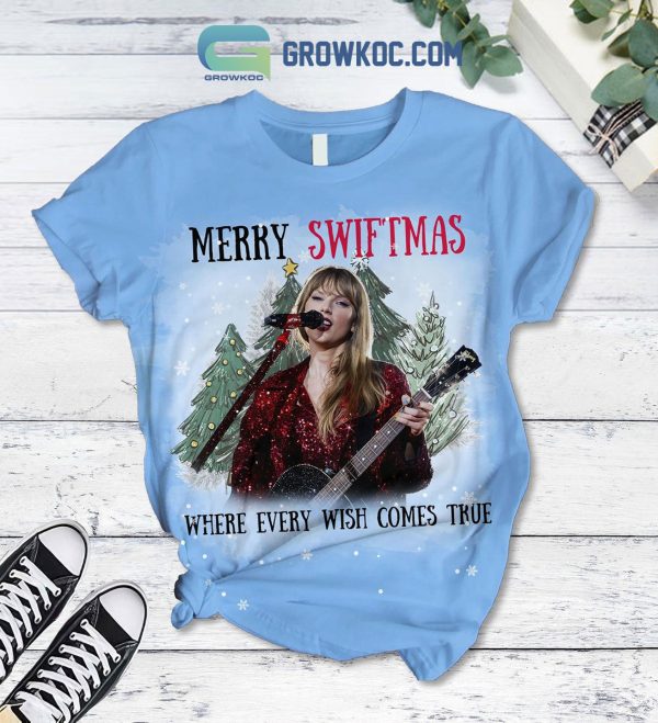 Merry Swiftmas Where Every Wish Comes True Taylor’s Version Pajamas Set