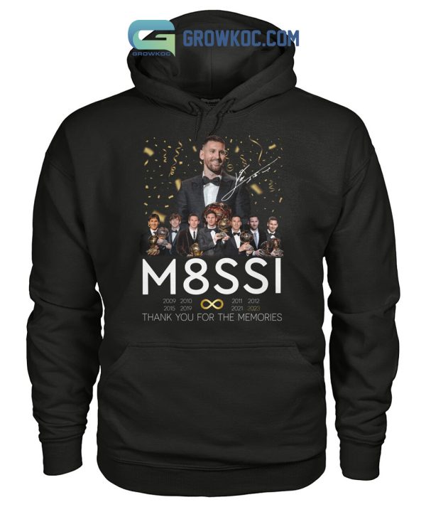 Messi 8 Ballon d or 2023 Memories T Shirt