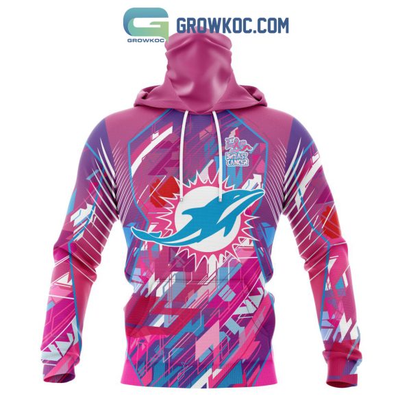 Miami Dolphins NFL Special Design I Pink I Can! Fearless Again Breast Cancer Hoodie T Shirt