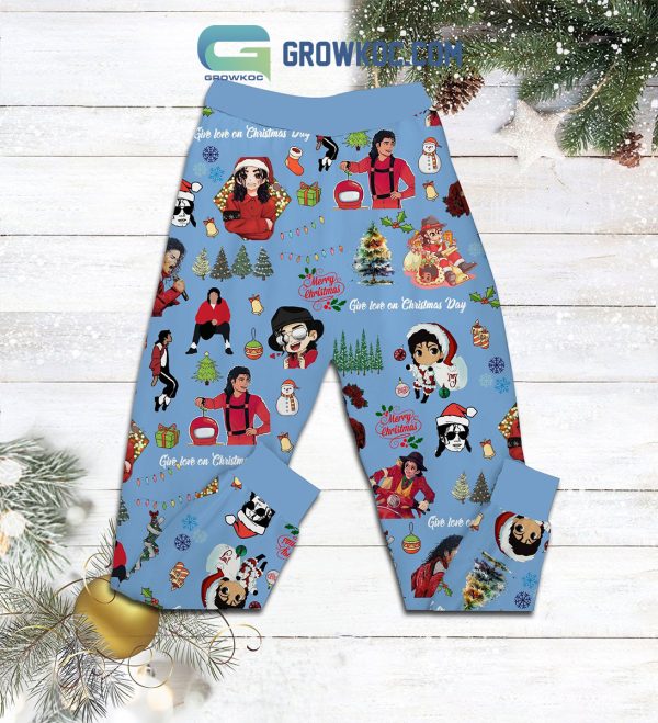 Michael Jackson Christmas Is The Time To Say I Love You Pajamas Set